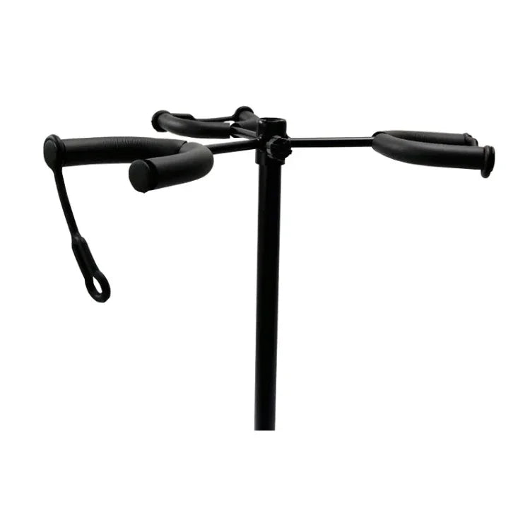 Suporte para Guitarra com Tripé e Ajuste de Altura de Três Cabeças, Suporte para Guitarra de Três Cabeças
