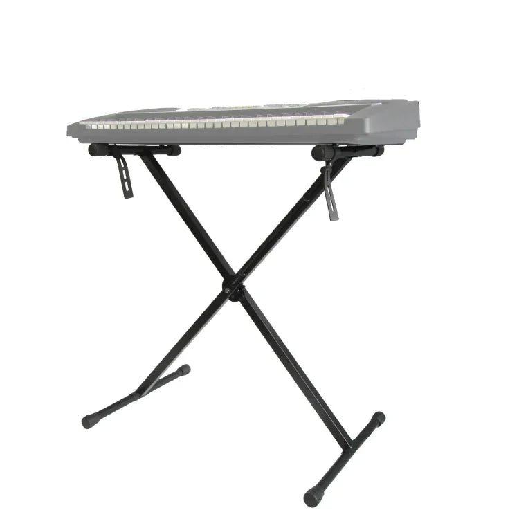 Suporte para Órgão Eletrónico em Tubo Único em Forma de X, Suporte para Órgão Eletrónico em Forma de X