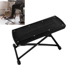 Descanso para Pé de Guitarra Ajustável de 6 Velocidades com Painel Antiderrapante, Pedal para Tocar Guitarra, 6 velocidades