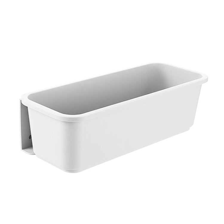 Prateleira de Especiarias de Cozinha Tipo Gaveta Montada na Parede, Prateleira de Armazenamento para Armários Domésticos e Utensílios de Cozinha Sem Perfurações, Branco, Cinzento