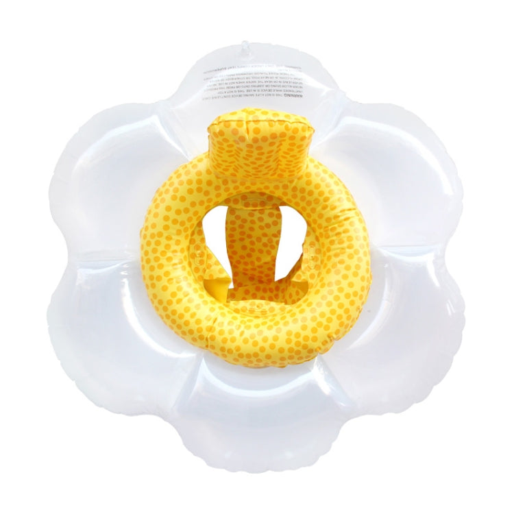 Anel de Assento com Flor de Sol para Crianças, Anel de Natação Inflável para Bebé com Almofada, Anel de Assento Flor de Sol