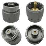 Adaptador de Botija de Gás Propano para Camping Conversor de Fogão para Exterior Acessórios para Fogão de Exterior Interface Padrão dos EUA