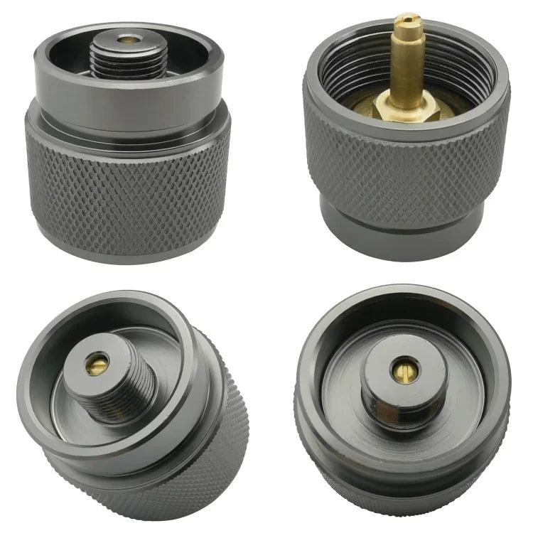 Adaptador de Botija de Gás Propano para Camping Conversor de Fogão para Exterior Acessórios para Fogão de Exterior Interface Padrão dos EUA