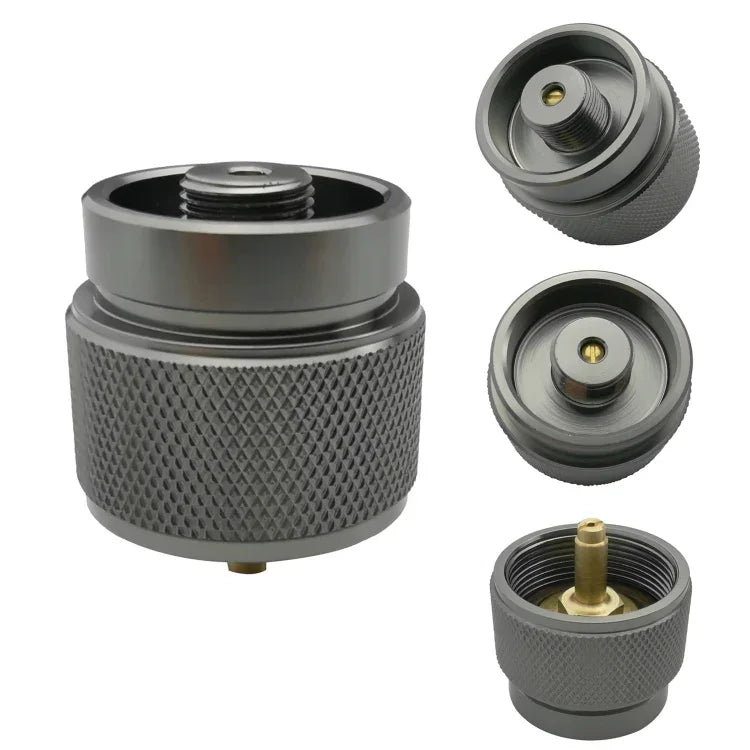 Adaptador de Botija de Gás Propano para Camping Conversor de Fogão para Exterior Acessórios para Fogão de Exterior Interface Padrão dos EUA