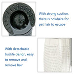 Dispositivo de Sucção de Pelo para Animais de Estimação Aspirador Elétrico de Massagem para Limpeza, Dispositivo de Fixação de Pelo para Animais, Aspirador de Massagem para Limpeza