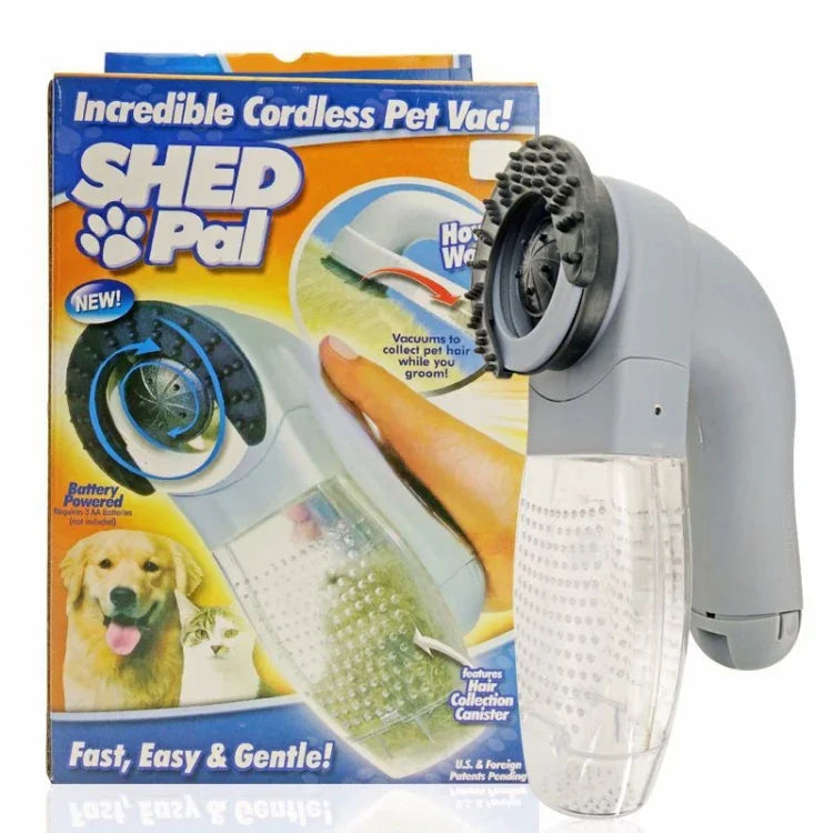Dispositivo de Sucção de Pelo para Animais de Estimação Aspirador Elétrico de Massagem para Limpeza, Dispositivo de Fixação de Pelo para Animais, Aspirador de Massagem para Limpeza