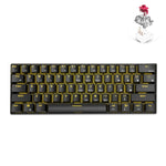 RK61 Teclado Mecânico Bluetooth / Sem Fios com Modo Duplo 61 Teclas para Tablet, Móvel e Jogos, Comprimento do Cabo: 1,5m, Interruptor Castanho, Verde, Vermelho