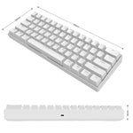 RK61 Teclado Mecânico Bluetooth / Sem Fios com Modo Duplo 61 Teclas para Tablet, Móvel e Jogos, Comprimento do Cabo: 1,5m, Interruptor Castanho, Verde, Vermelho