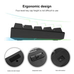 RK61 Teclado Mecânico Bluetooth / Sem Fios com Modo Duplo 61 Teclas para Tablet, Móvel e Jogos, Comprimento do Cabo: 1,5m, Interruptor Castanho, Verde, Vermelho