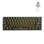 RK61 Teclado Mecânico Bluetooth / Sem Fios com Modo Duplo 61 Teclas para Tablet, Móvel e Jogos, Comprimento do Cabo: 1,5m, Interruptor Castanho, Verde, Vermelho