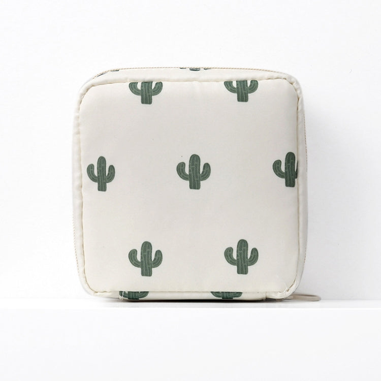 Bolsa de Armazenamento Espessada para Pensos Higiénicos Portátil de Viagem