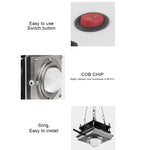 Luz LED de Crescimento de Plantas COB para Plantas, Vegetais e Suculentas, Espectro Completo, Luz Solar