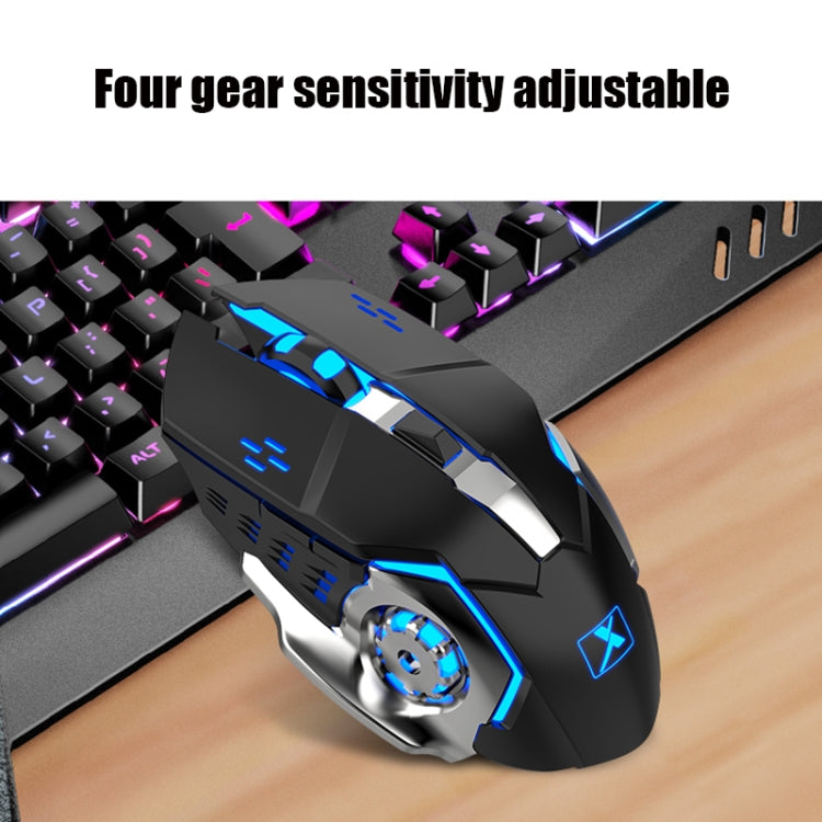 K680 Conjunto de Teclado e Rato de Jogo Sem Fios Recarregável RGB