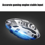K680 Conjunto de Teclado e Rato de Jogo Sem Fios Recarregável RGB