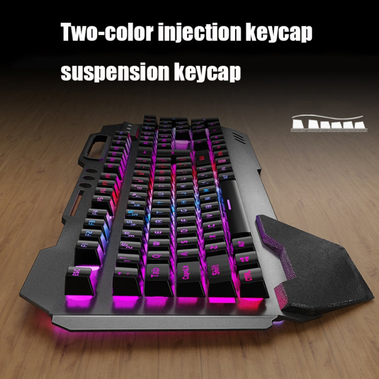 K680 Conjunto de Teclado e Rato de Jogo Sem Fios Recarregável RGB