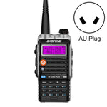 Walkie-talkie FM Mini de Alta Potência Baofeng BF-B2Plus Outdoor 15km, Plugue AU, Plugue UE, Plugue EUA, Plugue Reino Unido