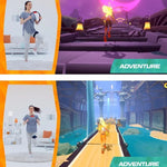 Anel de Fitness para Jogos + Correia para Perna para Nintendo NS