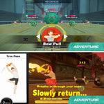 Anel de Fitness para Jogos + Correia para Perna para Nintendo NS