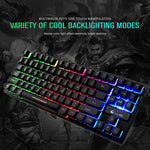 Teclado Gaming Colorido com Luz Mista ZIYOULANG K16 87 Teclas para Portátil, Comprimento do Cabo: 1,5m, K16