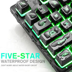 Teclado Gaming Colorido com Luz Mista ZIYOULANG K16 87 Teclas para Portátil, Comprimento do Cabo: 1,5m, K16