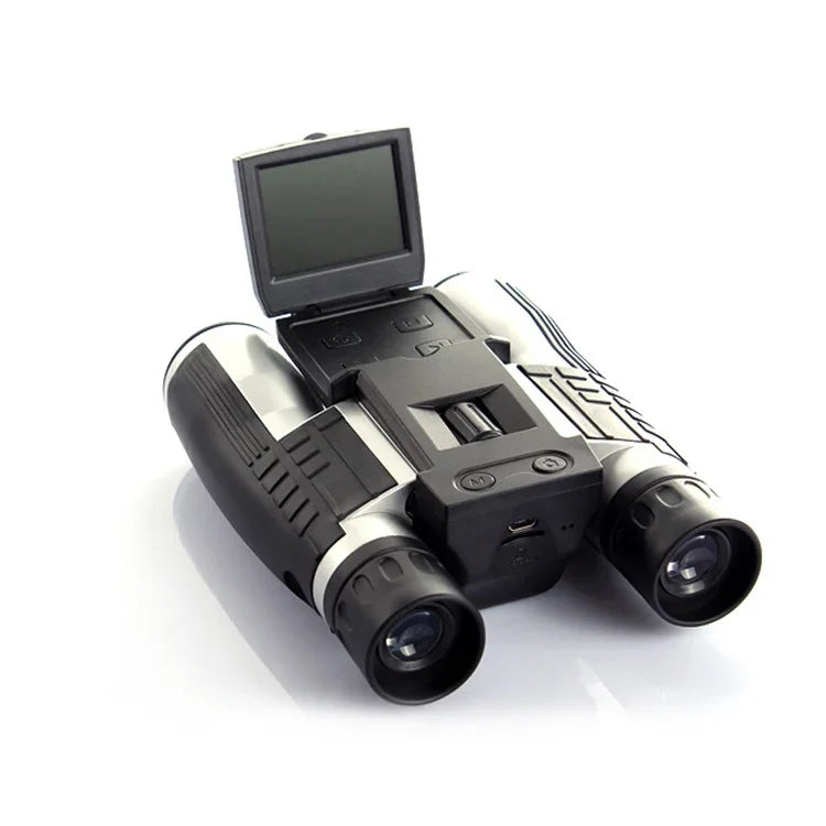 Telescópio HD 12x32 Binóculos para Exterior Telescópio Digital Multifuncional com Câmara de Vídeo, 12X32