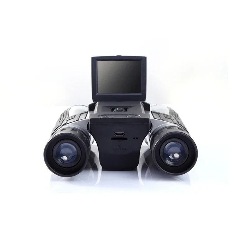 Telescópio HD 12x32 Binóculos para Exterior Telescópio Digital Multifuncional com Câmara de Vídeo, 12X32