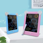 Quadro de Desenho Luminoso LED Quadro de Escrita Fluorescente Eletrónico Quadro de Mensagens para Crianças, Azul, Rosa