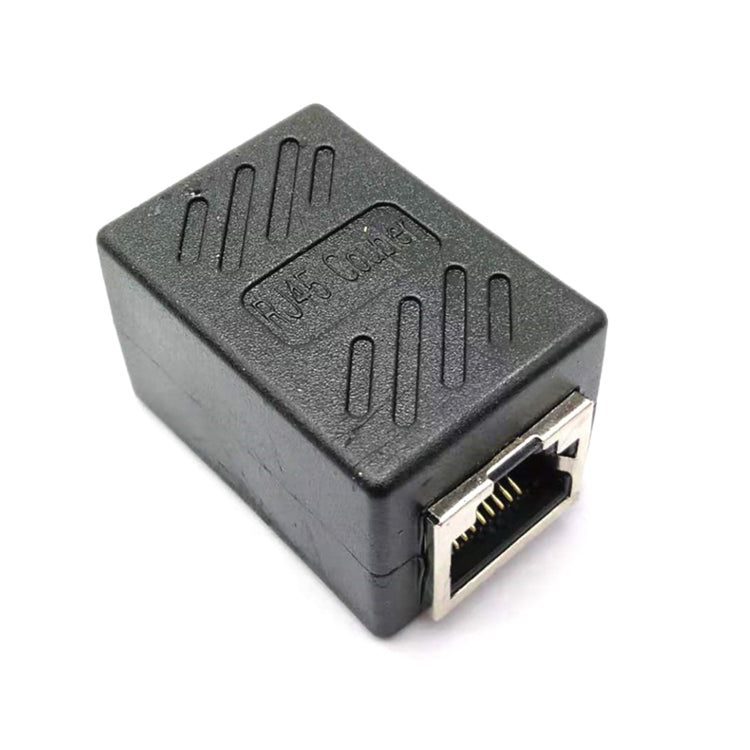 Conector de Cabo de Rede RJ45 Direto, Junta de 8P8C Blindada com Passagem Dupla