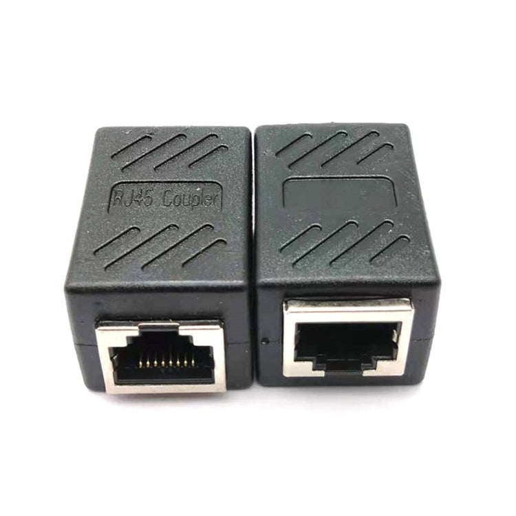Conector de Cabo de Rede RJ45 Direto, Junta de 8P8C Blindada com Passagem Dupla