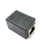 Conector de Cabo de Rede RJ45 Direto, Junta de 8P8C Blindada com Passagem Dupla