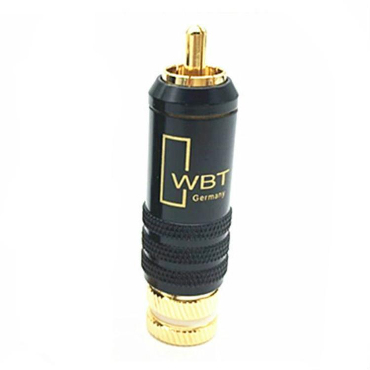 2pcs Plugue RCA Lotus WBT-0144 para áudio e vídeo AV