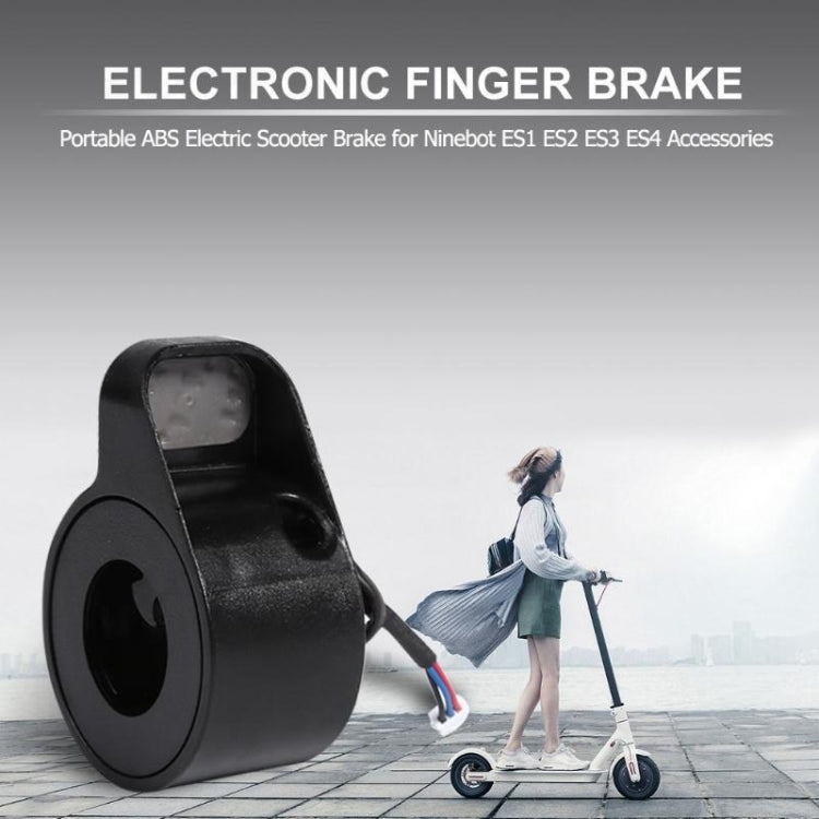 Acessório para Xiaomi No. 9 ES1 / ES2 / ES3 / ES4 Scooter Elétrico Travão de Polegar, Branco