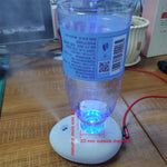 Humidificador de Ar Ultrassónico de Secretária Mini Portátil USB para Garrafa de Água Mineral, Humidificador de Ar