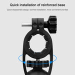 Suporte para Telemóvel para Bicicleta Elétrica com Rotação de 360 graus, Suporte Ajustável em Quatro Direções para Motocicleta, Guiadores, Espelhos Retrovisores