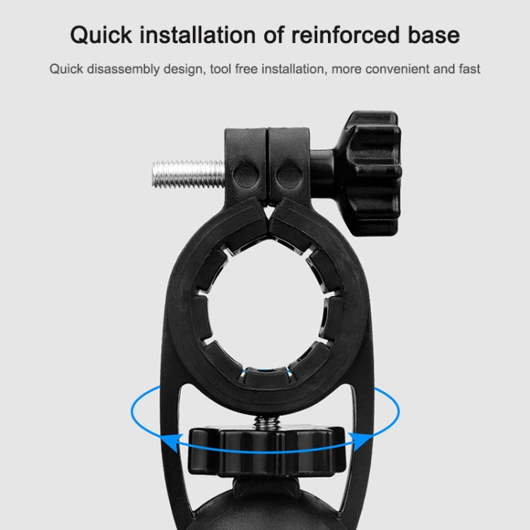 Suporte para Telemóvel para Bicicleta Elétrica com Rotação de 360 graus, Suporte Ajustável em Quatro Direções para Motocicleta, Guiadores, Espelhos Retrovisores