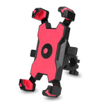 Suporte para Telemóvel para Bicicleta Elétrica com Rotação de 360 graus, Suporte Ajustável em Quatro Direções para Motocicleta, Guiadores, Espelhos Retrovisores