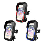 Suporte para Cartão de Bicicleta de Montanha Suporte para Telemóvel com Ecrã Tátil Suporte para Motociclo Veículo Elétrico Suporte de Navegação Impermeável Sombra Suporte para Telemóvel, Guiadores, Espelhos Retrovisores
