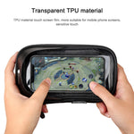Suporte para Cartão de Bicicleta de Montanha Suporte para Telemóvel com Ecrã Tátil Suporte para Motociclo Veículo Elétrico Suporte de Navegação Impermeável Sombra Suporte para Telemóvel, Guiadores, Espelhos Retrovisores