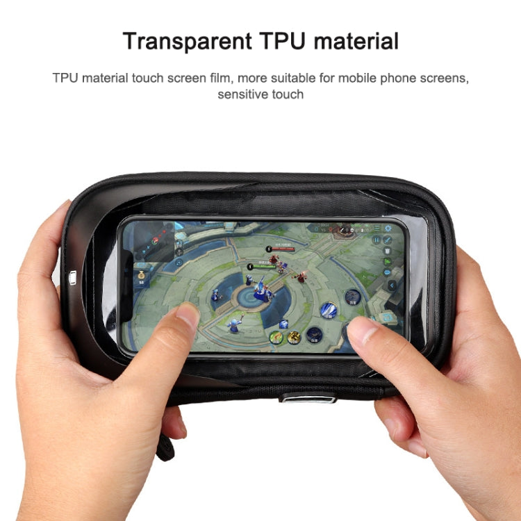 Suporte para Cartão de Bicicleta de Montanha Suporte para Telemóvel com Ecrã Tátil Suporte para Motociclo Veículo Elétrico Suporte de Navegação Impermeável Sombra Suporte para Telemóvel, Guiadores, Espelhos Retrovisores