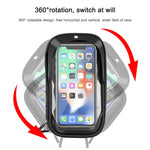 Suporte para Cartão de Bicicleta de Montanha Suporte para Telemóvel com Ecrã Tátil Suporte para Motociclo Veículo Elétrico Suporte de Navegação Impermeável Sombra Suporte para Telemóvel, Guiadores, Espelhos Retrovisores