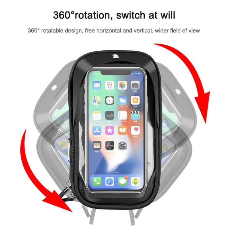 Suporte para Cartão de Bicicleta de Montanha Suporte para Telemóvel com Ecrã Tátil Suporte para Motociclo Veículo Elétrico Suporte de Navegação Impermeável Sombra Suporte para Telemóvel, Guiadores, Espelhos Retrovisores