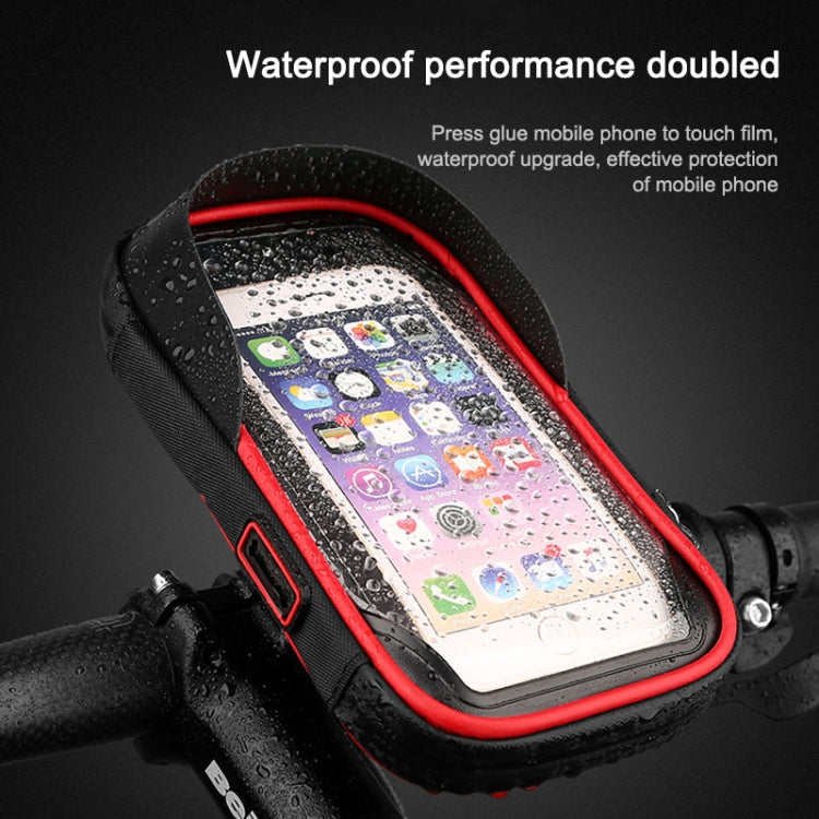Suporte para Cartão de Bicicleta de Montanha Suporte para Telemóvel com Ecrã Tátil Suporte para Motociclo Veículo Elétrico Suporte de Navegação Impermeável Sombra Suporte para Telemóvel, Guiadores, Espelhos Retrovisores