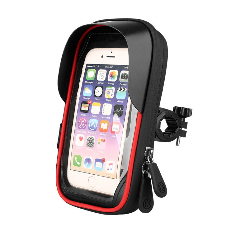 Suporte para Cartão de Bicicleta de Montanha Suporte para Telemóvel com Ecrã Tátil Suporte para Motociclo Veículo Elétrico Suporte de Navegação Impermeável Sombra Suporte para Telemóvel, Guiadores, Espelhos Retrovisores