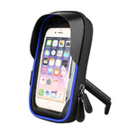 Suporte para Cartão de Bicicleta de Montanha Suporte para Telemóvel com Ecrã Tátil Suporte para Motociclo Veículo Elétrico Suporte de Navegação Impermeável Sombra Suporte para Telemóvel, Guiadores, Espelhos Retrovisores