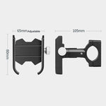 Suporte para Telemóvel de Bicicleta Suporte para Telemóvel de Motociclo e Carro Elétrico para Navegação, Guiadores, Espelhos Retrovisores