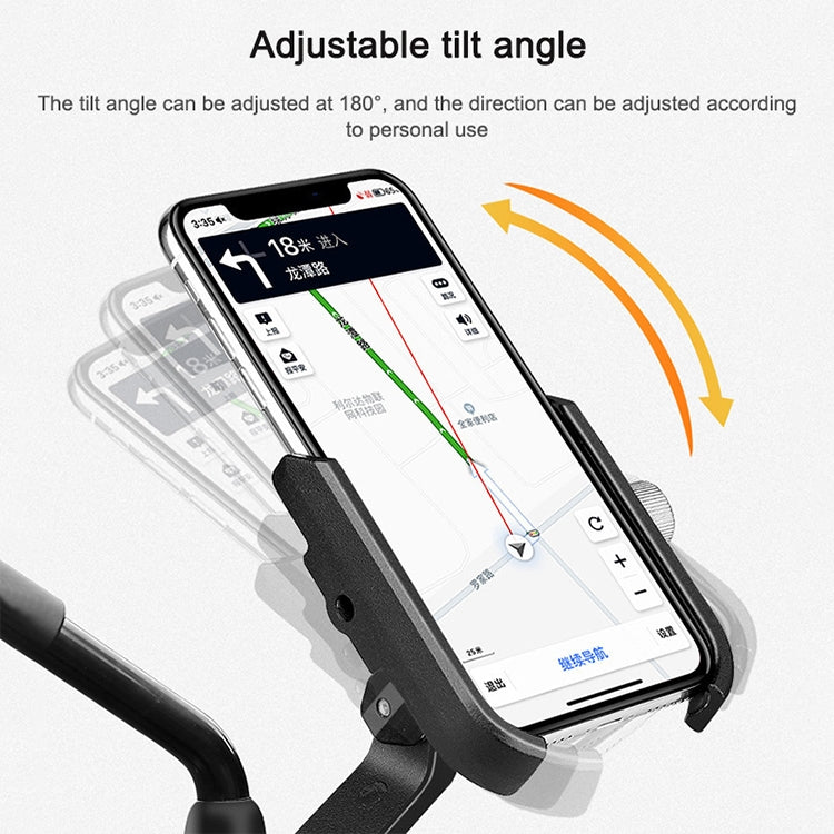 Suporte para Telemóvel de Bicicleta Suporte para Telemóvel de Motociclo e Carro Elétrico para Navegação, Guiadores, Espelhos Retrovisores