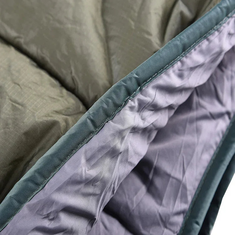 Capa de Rede Espessa e Quente para Inverno Lazer ao Ar Livre Isolamento Térmico Algodão Capa de Rede à Prova de Vento e Quente, 235x130cm
