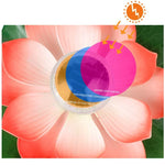 Luz Flutuante Solar Exterior Impermeável para Jardim e Pátio, Luz de Lótus, Rosa, Amarelo Claro, Branco, Roxo, Vermelho