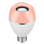 Lâmpada LED Musical E27 Inteligente Colorida com Controlo Remoto Luz para Acordar, Luz Musical Multi-ligação APP, APP + Controlo Remoto