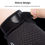 Luvas de Ciclismo de Dedo Inteiro Respiráveis para Desporto ao Ar Livre com Ecrã Tátil Antiderrapantes HSLEJP, M, L
